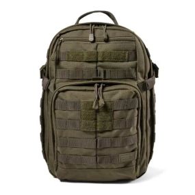 Тактичний рюкзак 5.11 Tactical RUSH 24L RANGER GREEN міцний штурмовий рюкзак із системою MOLLE для військових туризму та EDC
