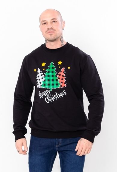 Світшот чоловічий "Family look" Носи своє 48 Чорний (p-12561-140595) | Зображення 1
