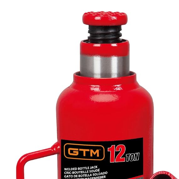 Домкрат гідравлічний пляшковий одноштоковий GTM TH91204 (12 т) | Зображення 2