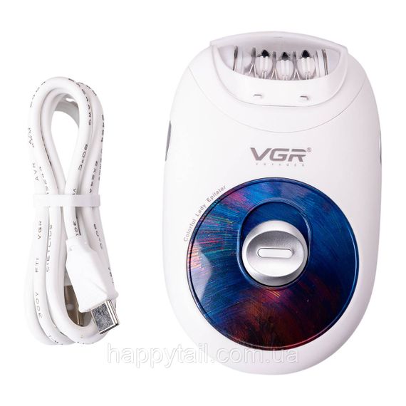Епілятор жіночий електричний VGR 2 швидкості HPV706P | Зображення 2