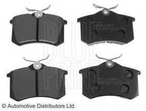 Комплект гальмівних колодок з 4 шт. дисків BLUE PRINT ADV184206 на SEAT IBIZA V (6J5, 6P5)