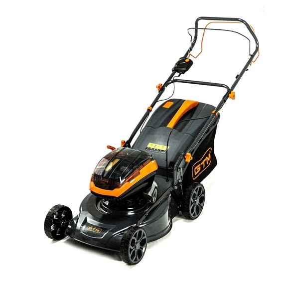 Газонокосарка акумуляторна самохідна GTM BLM48-SP KIT (48 см, 30-80 мм, 70 л, BL, 18+18 В, комплект) | Зображення 2