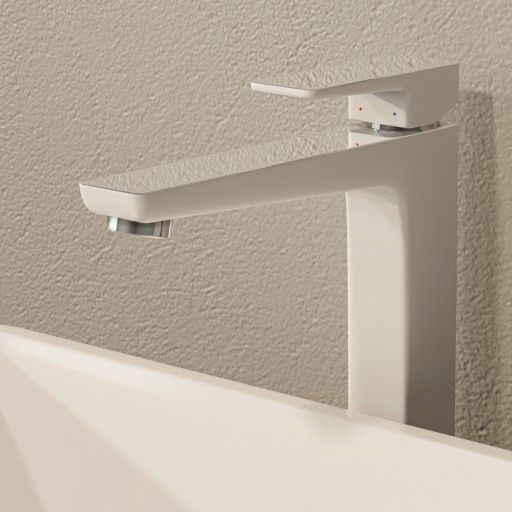 Змішувач для раковини Omnires Parma chrome/white (PM7412CRB) | Зображення 2