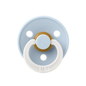 Соска Bibs Colour round 6-18 міс baby blue glow