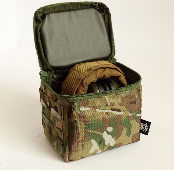 Підсумок захисний для тактичних активних навушників на MOLLE Multicam | Зображення 6