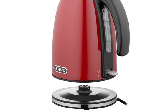 Електрочайник ARDESTO EKL-F340R 1.7л/2200Вт/strix контроль/нерж. сталь/червоний (EKL-F340R) | Зображення 8
