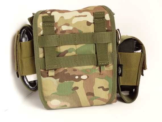 Аптечка тактична військова швидкого знімання Мультикам з двома знімними підсумками для турнікету на MOLLE GEN 4 | Зображення 7