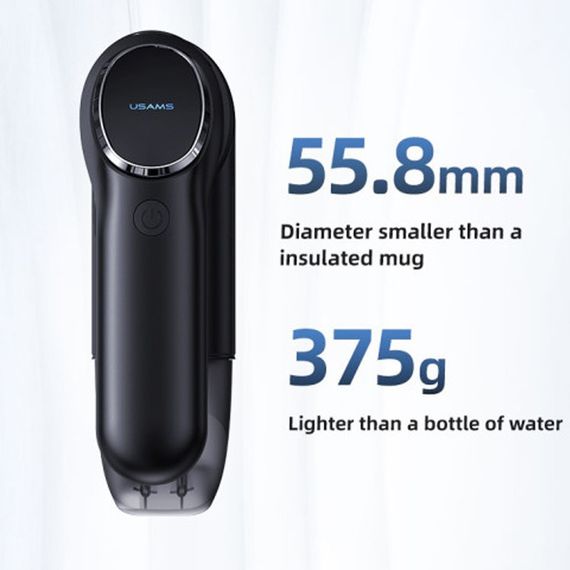 Портативный пылесос Usams US-ZB259 YAJ Series 4300Pa 4000mAh Black | Зображення 3