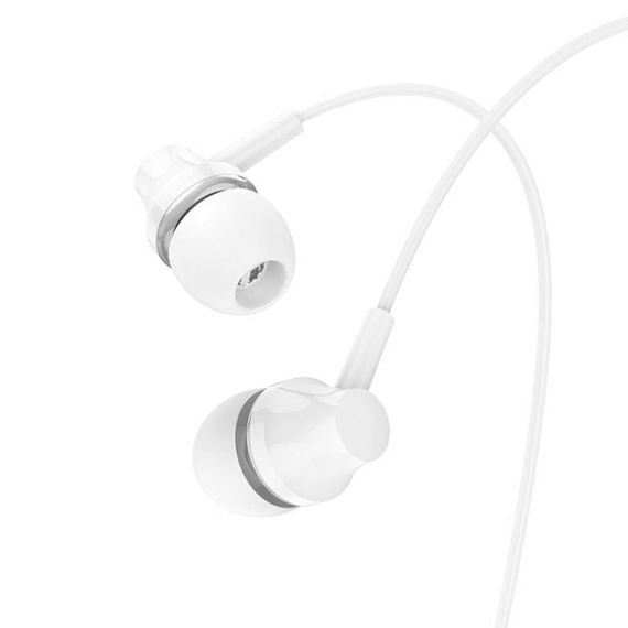 Навушники BOROFONE BM74 Singer universal earphones with microphone White | Зображення 2