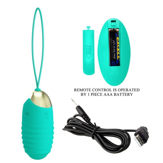 Віброяйце серії Pretty Love - Jessica Dream chaser 3 Green, BI-014362W-3A4 Sex Aura | Зображення 6
