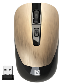 Миша Defender Wave MM-995 Wireless GOLD (52994)