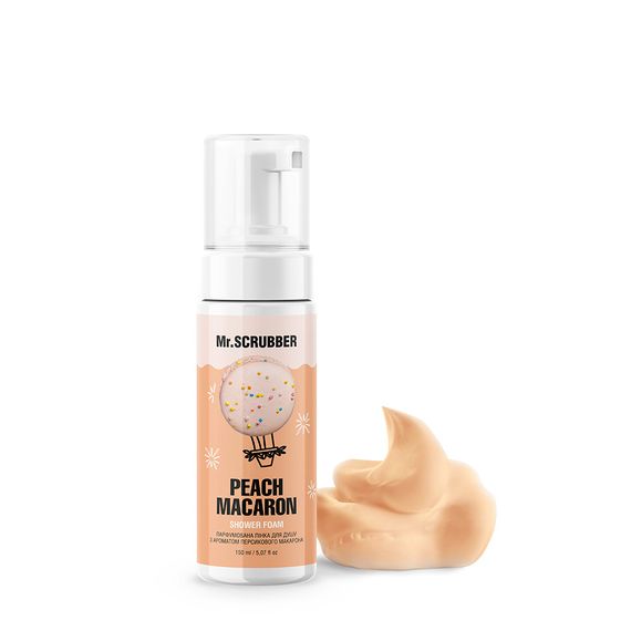 Пінка для душу Mr. Scrubber Shower Foam Peach Macaron (150 ml)