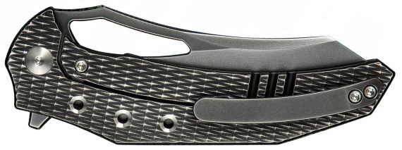 Ніж WE Knife Epaulette M390 Diamond Paterned Polished Gray | Зображення 3