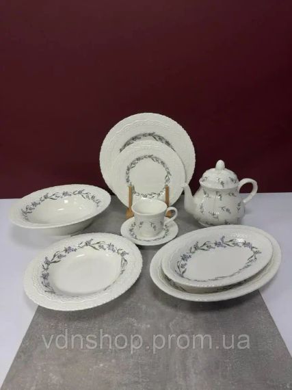 Столовий сервіз на 6 осіб 34 предмети DY06