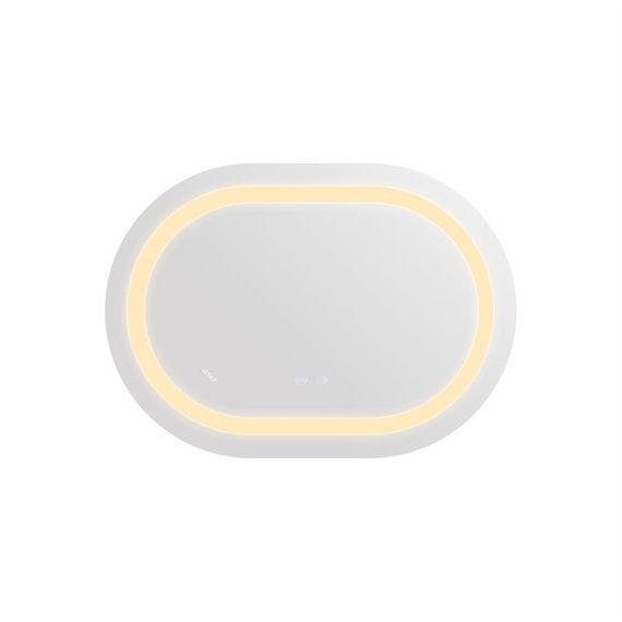 Дзеркало Qtap Gemini 650х900 з LED-підсвіткою Touch, з антизапотіванням, з димером, рег. темп. кольору (3000-6500K) Reverse | Зображення 4