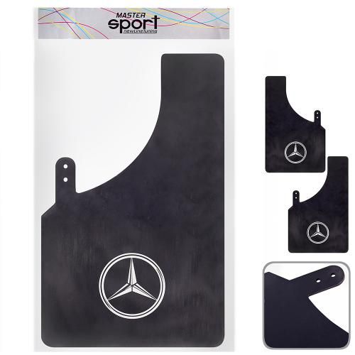 Бризковики "Sport Master" XXL 280*440 MERCEDES універсальні гумові (2 шт.) (10730) | Зображення 4