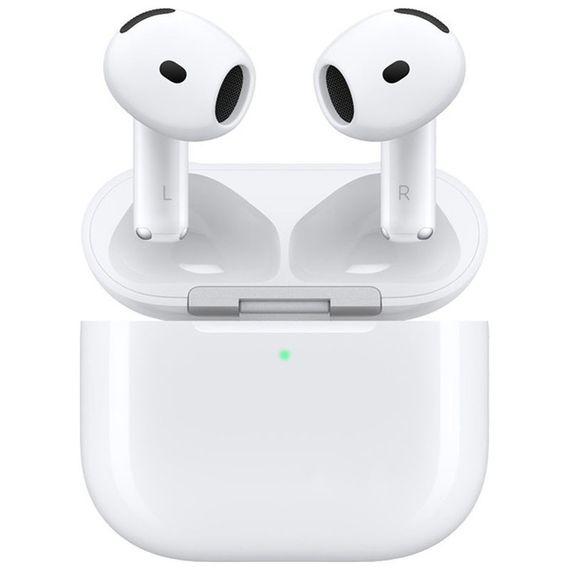 Бездротові TWS навушники Airpods 4 ANC USB-C Wireless Charging Case for Apple (AA) White