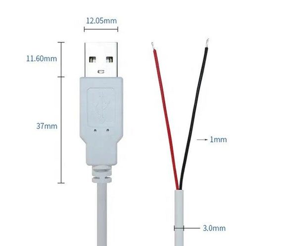 Кабель USB 2.0 PROLUM™ - 1М Білий | Зображення 1