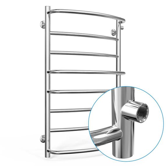 Водяна рушникосушарка Laris Євромікс П8 500 х 800 б/п 1/2" мц 700