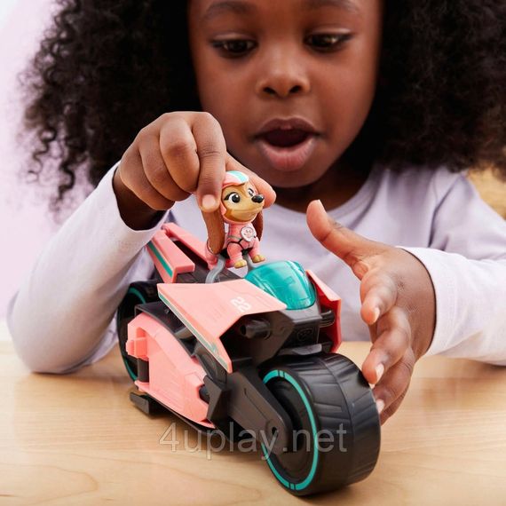 Щенячий Патруль Мегакіно Мотоцикл і фігурка Ліберті Оригінал Paw Patrol Mighty Movie Liberty’s Scooter | Зображення 6
