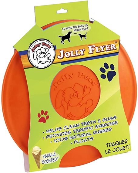 Игрушка для собак оранжевый Jolly Pets Jolly Flyer, 19 см | Зображення 1