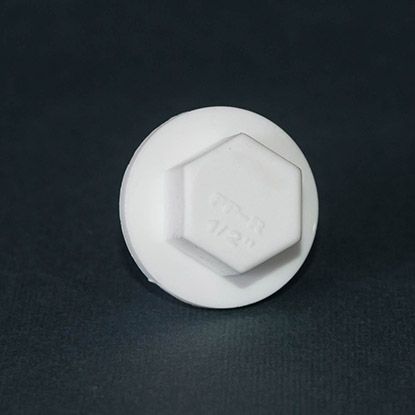Заглушка PPR 1"З  Tebo біла 60/600 | Зображення 1