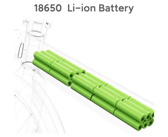 Электровелосипед QiCYCLE F-1 складной 250W 36V 6Ah с LCD дисплеем и дисковыми тормозами. | Зображення 5