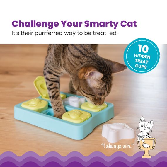 Розвиваюча іграшка для котів Outward Hound Kitty Cube Puzzle for Cats | Зображення 4