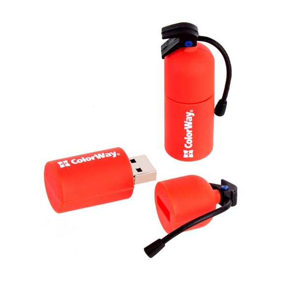 USB флеш накопичувач ColorWay Fire 32 GB USB 3.0 Red (CW-USBFE32) | Зображення 5