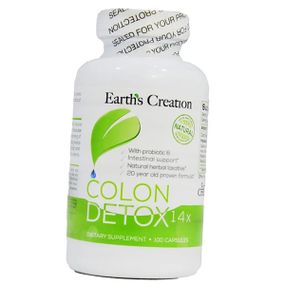 Комплекс для детоксикации и очищения кишечника Earth's Creation Colon Detox 14X 100 caps