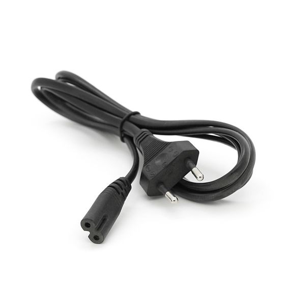 Кабель питания 1.8m,0.75mm,PC-184/2 CEE7/16-C7-1CM8155-1.8.2 pin,Black,OEM Q500
