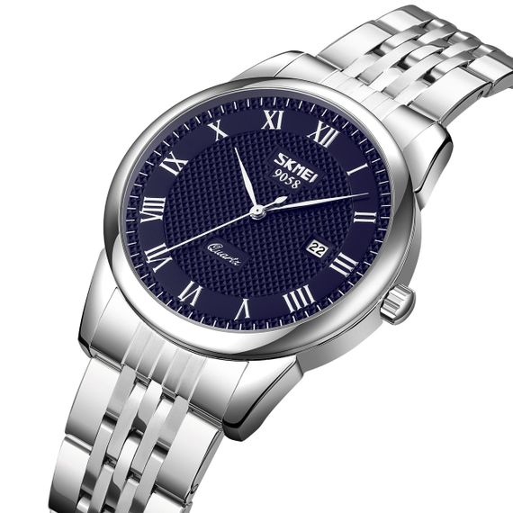 Skmei 9058SBU-B Silver-Blue | Зображення 3