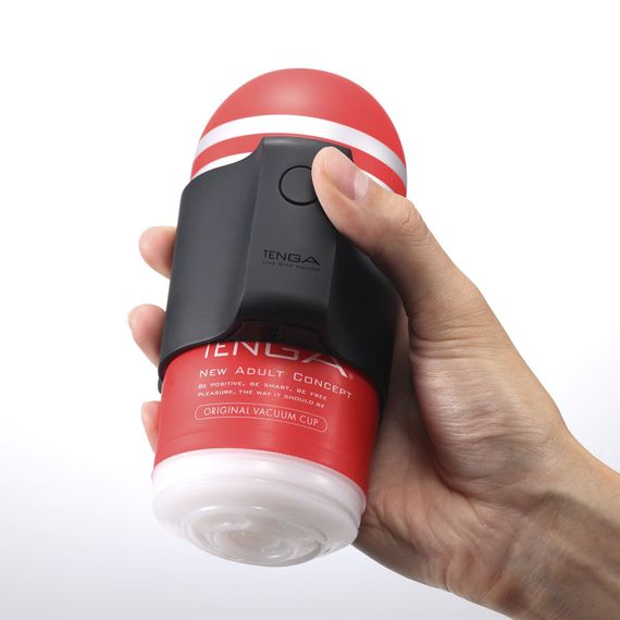 Вибронасадка Tenga CUP VIBRATOR, 7 режимов, 2 мастурбатора в комплекте | Зображення 3