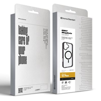 Чехол для мобильного телефона Armorstandart Unit MagSafe Apple iPhone 16 Plus Black (ARM78707) | Зображення 1