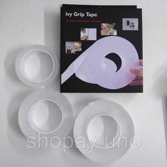 Сверхсильная клейкая лента Ivy Grip Tape 5 м | Зображення 1