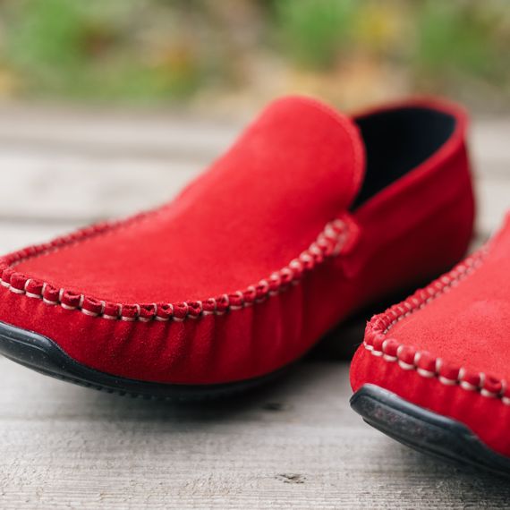 Червоні мокасини Prime Shoes 42 розмір | Зображення 4