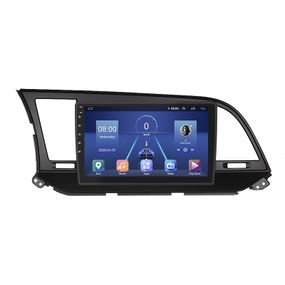 Штатная магнитола Lesko для Hyundai Avante VI 2015-н.в. экран 9" 4/64Gb 4G Wi-Fi GPS Top