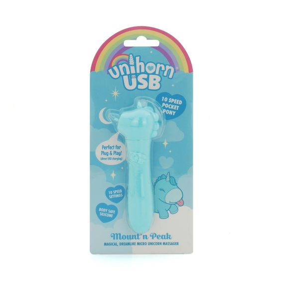 Вібратор-єдиноріжка Unihorn USB Bullet – Mount'n Peak, віброкуля, USB-зарядка, 10 режимів | Зображення 5