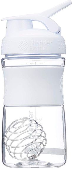Шейкер спортивний (пляшка) BlenderBottle SportMixer 20oz/590ml White (Original) | Зображення 2
