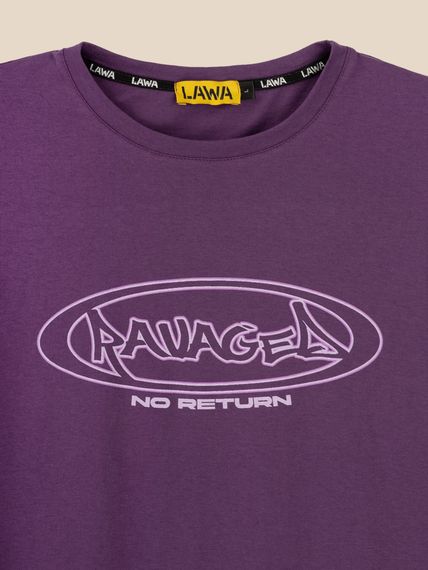 Футболка з принтом чоловіча LAWA P-MB02363 2XL Сливовий shop (2000999576089) | Зображення 1