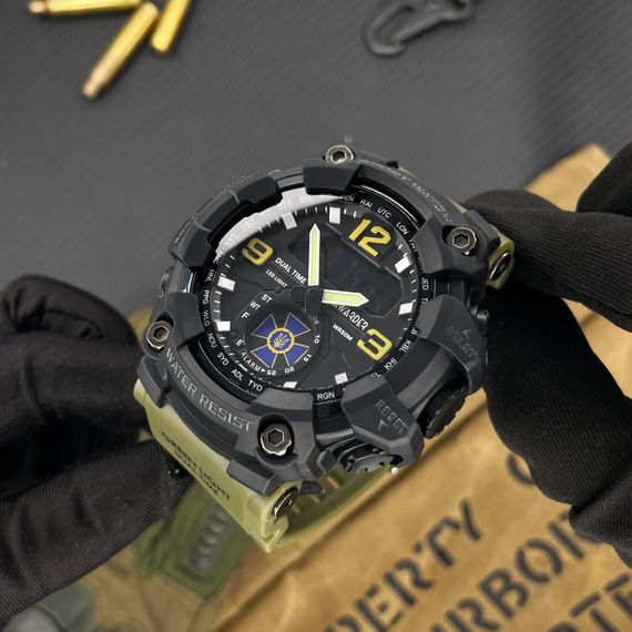 Чоловічий годинник Awarder 004 СБУ Army Green-Black | Зображення 4