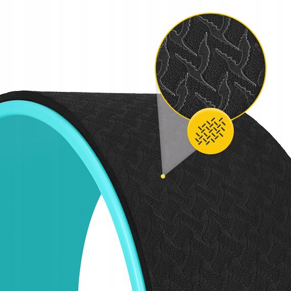 Колесо для йоги та фітнесу 4FIZJO Dharma Black/Blue (P-5907739314895) | Зображення 6