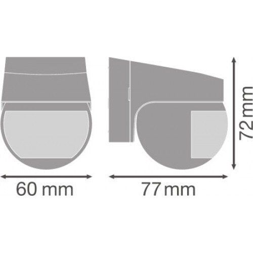 Датчик движения Ledvance WALL 110DEG IP44 DG (4058075244757) | Зображення 2