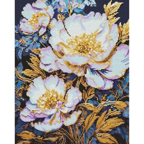 Алмазная мозаика "Элегантные цветы" ©art_selena_ua AMO8152, 40х50 см