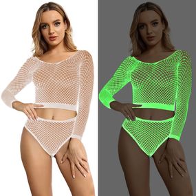 Сексуальний спокусливий еротичний комплект  світяться в темряв - еротична білизна 24131