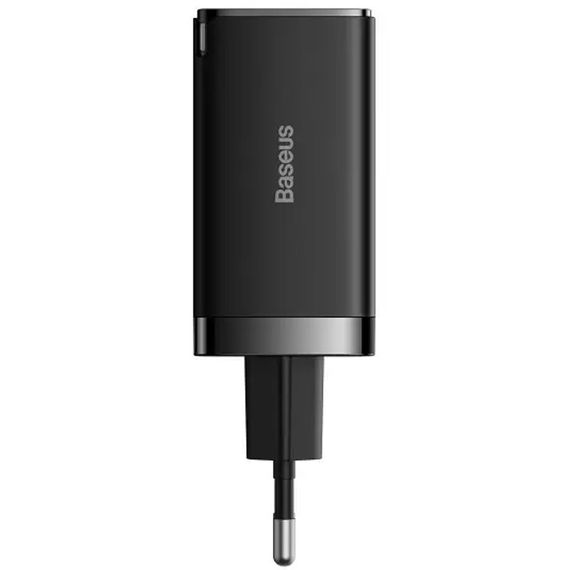 МЗП Baseus GaN5 Pro 65W 2Type-C+USB 100W EU (CCGP12020) Black | Зображення 1