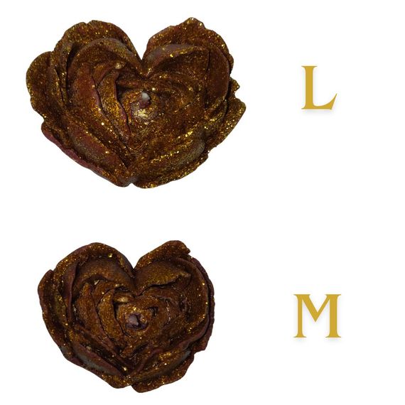 Свеча низкотемпературная в виде розы с глиттером GlowKink бордовая, М sexstyle | Зображення 7