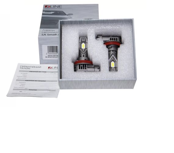Комплект світлодіодних ламп Qline SA H11 52W 6000K Qline (Small Active) 12V | Зображення 2