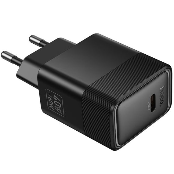 МЗП Hoco CS113A Lounge PD40W (1USB-C) Black | Зображення 2