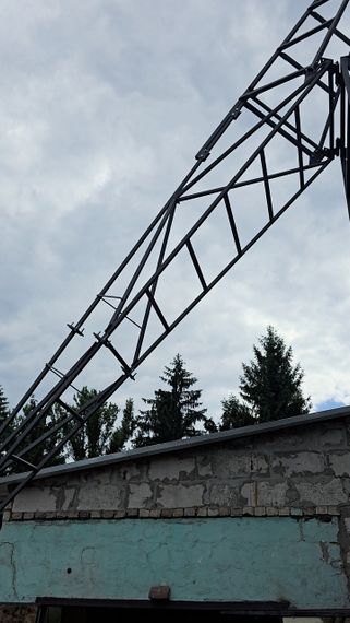 Щогла для вітрогенератора складана (переломна) з лебідкою 12 метрів | Зображення 5